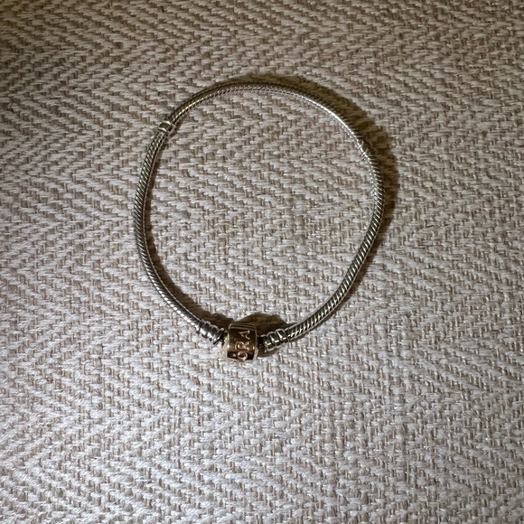 Pandora Moments Sterling Silver with 14K Gold Clasp - Picture 8 of 8